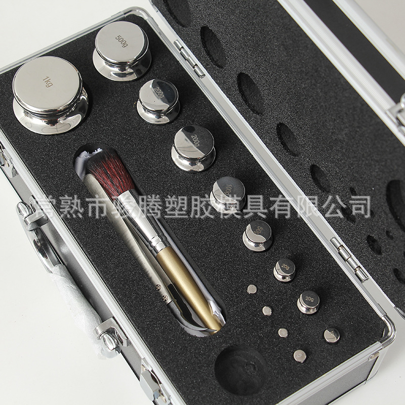 French Code Electroplated Stainless Steel Weight Set 1G-1Kg Precision Standard Weights for Electronic Scales and Laboratory Balances