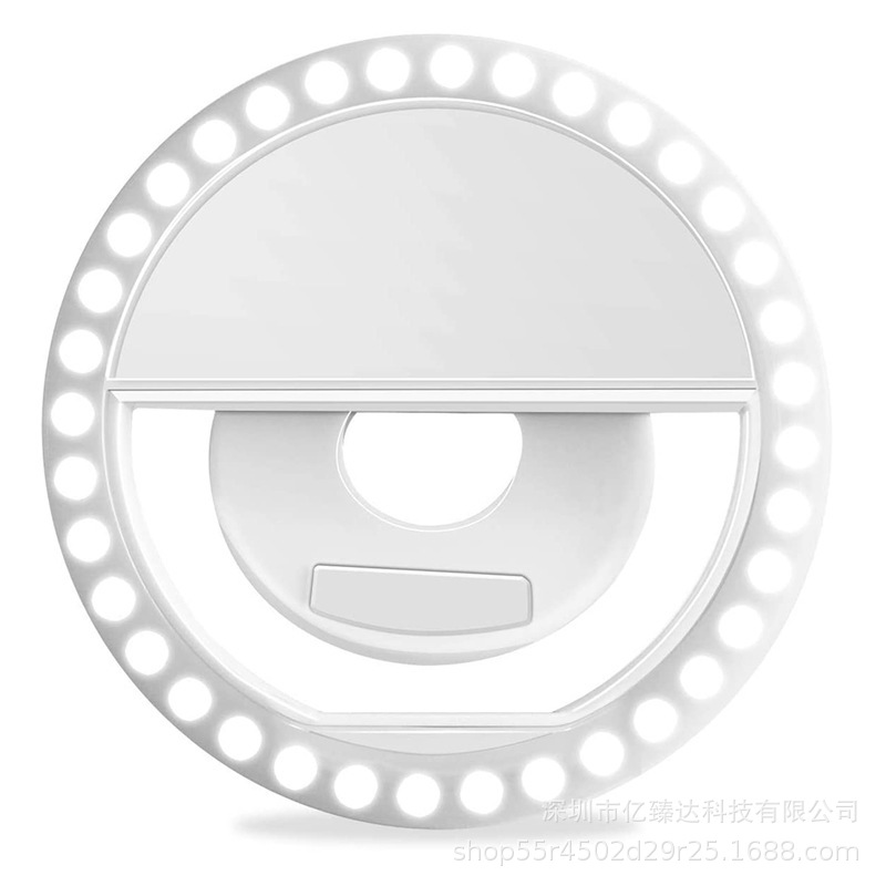 RK12 fill light mobile phone beauty selfie fill light LED mini fill light mobile phone charging 28 lamp beads