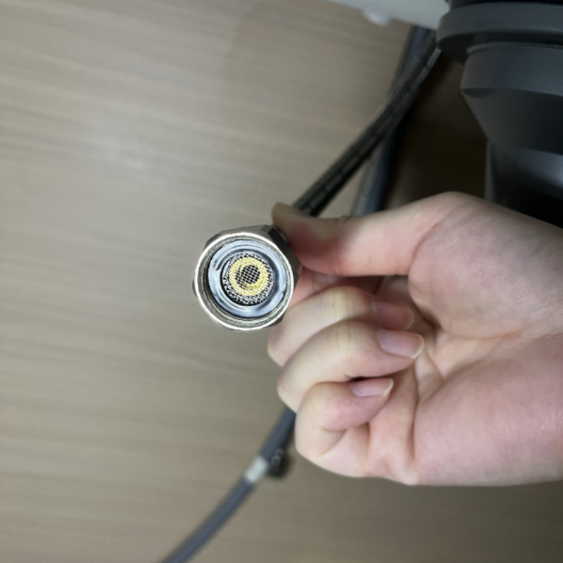 Factory supply 4 in charge of DN15 pipe angle valve with net seal ring anti-clogging sink drain net filter gasket