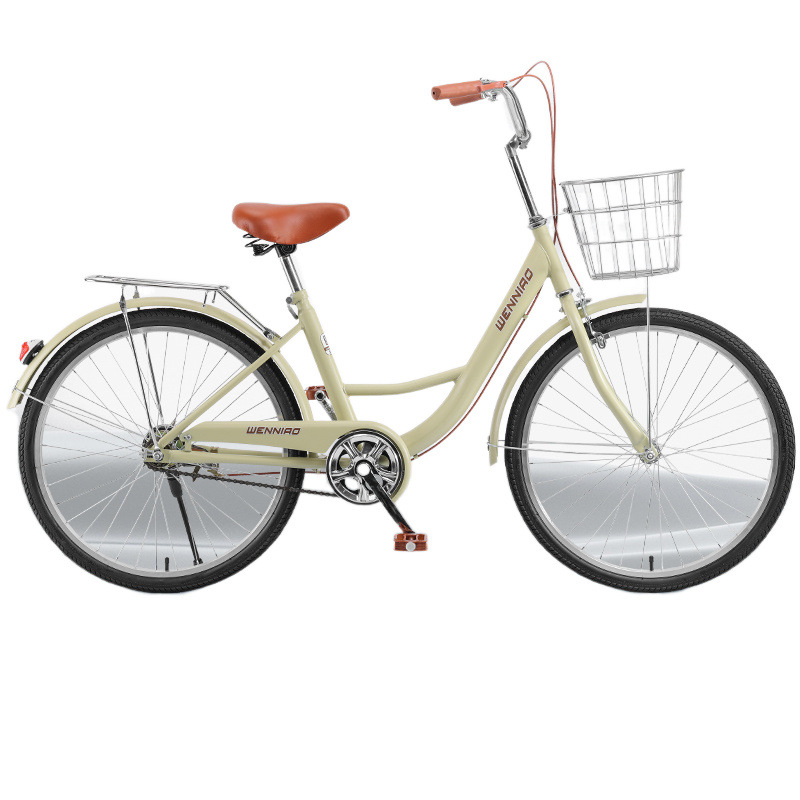 Bicycle Adult Women's College Students Non-inflatable Solid Tire Lightweight Commuting 22-inch 24 Ordinary Bicycle