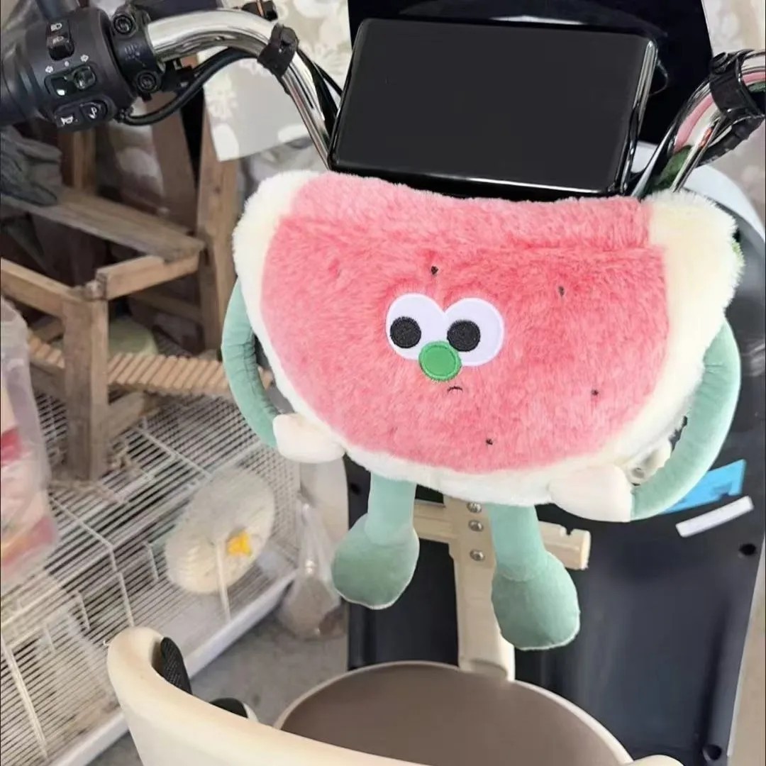 Cute Watermelon Anti-Collision Mat, Electric Vehicle Anti-Collision Protection Mat, Kidsren's Anti-Collision Bag, Baby Anti-Collision Headrest