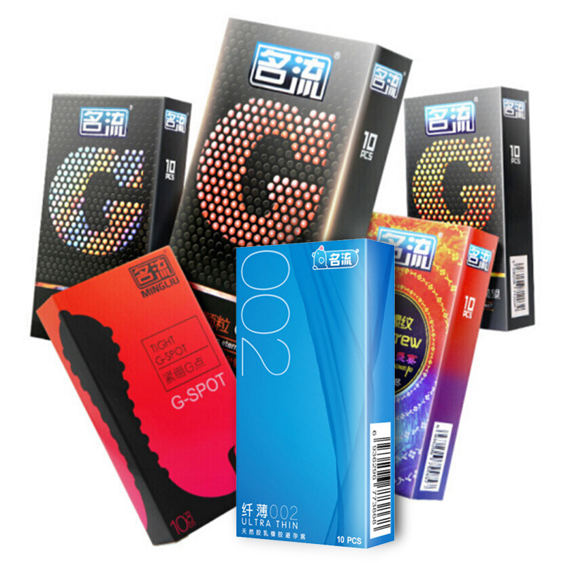 Celebrity Condoms Shuiduoduo 001 Ultra-Thin Long-Lasting Thread Celebrity Night Hotel Condoms Adult Sex Toys