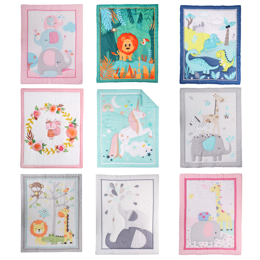 Фабричное прямое предложение зарубежного торгового постельного белья для детей с милым рисунком, крупная оптовая поставка