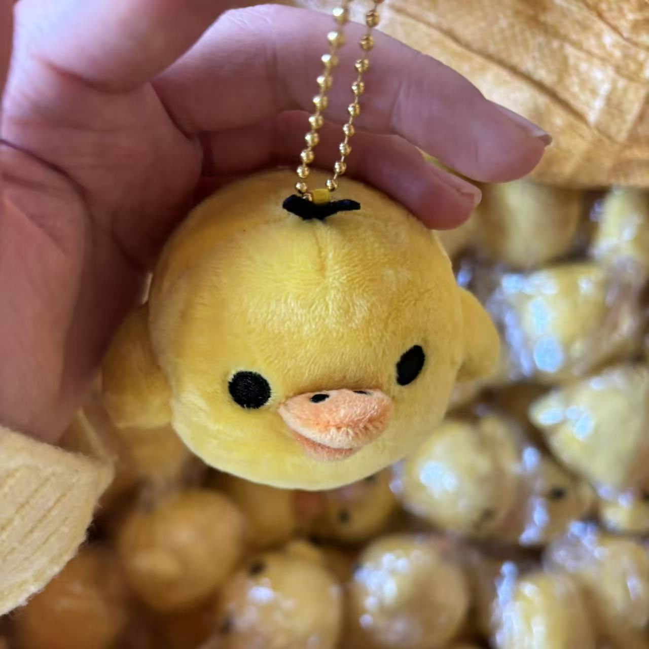 Nose Chicken Pendant Rilakkuma Little Yellow Chicken Doll Cute and Cute Chick Doll School Bag Bag Pendant for Women