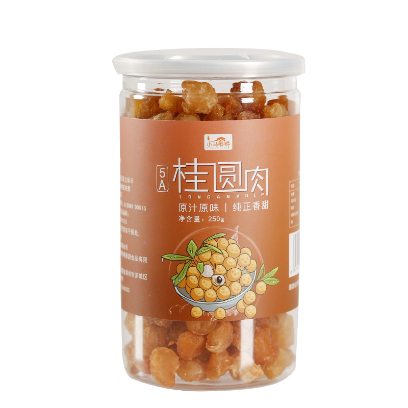 Canned bagged coreless dried longan meat Fujian dried longan meat bagged dried longan meat factory wholesale 500g/100g
