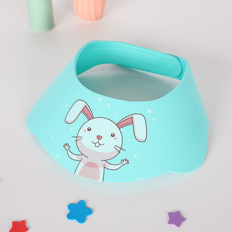 Adjustable Waterproof Cartoon Thickened Shampoo Kidsren's Baby Artifact Shower Cap Water-Blocking Cap Bjs