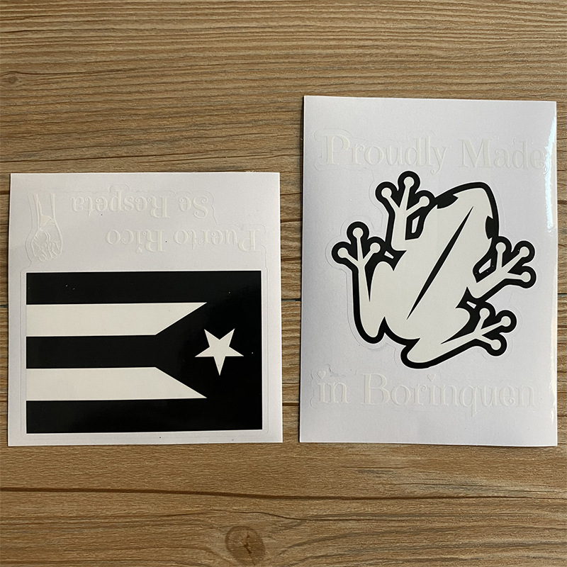 Uv Color Printed Transparent Stickers Car Transparent Pvc Car Stickers Export Quality