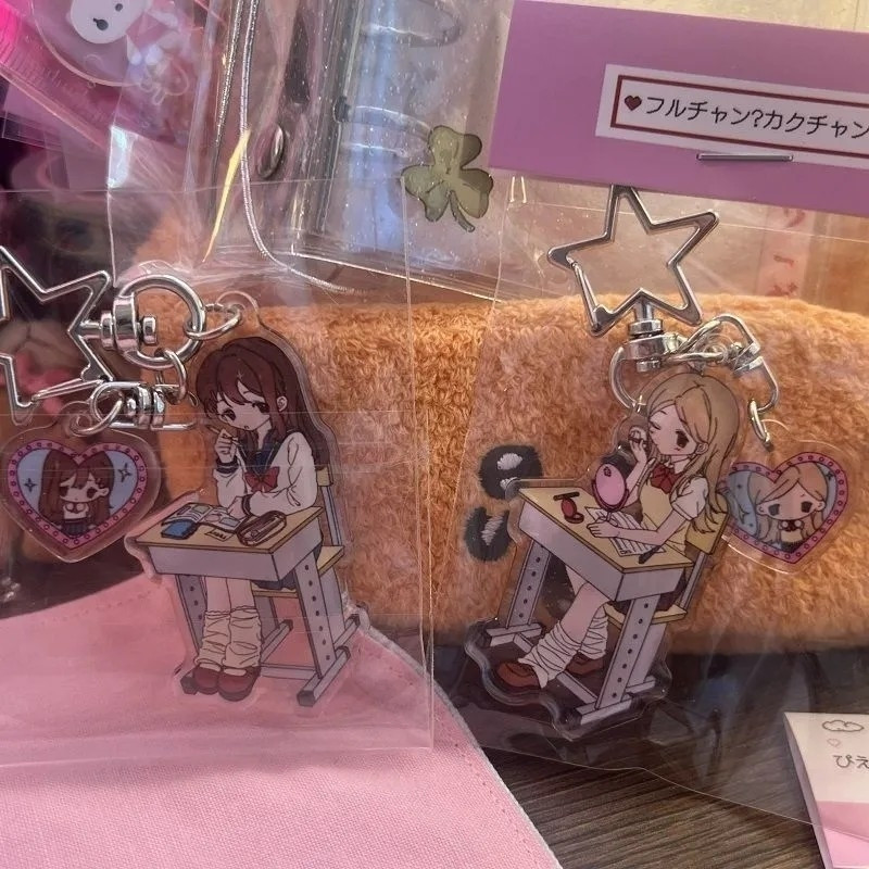 Yao Acrylic Keychain School Bag Pendant Niche Ins Acrylic Pendant for Friends and Besties