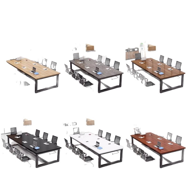 Conference Table Long Table Simple Modern Office Desk and Chair Combination Small Conference Room Negotiation Table Long Table Workbench