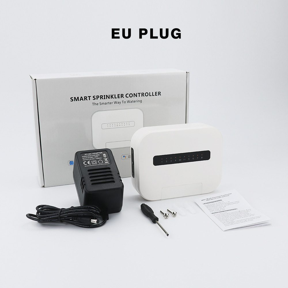 Tuya8 water valve controller WiFi intelligent irrigation control system timing watering water device watering lawn spray