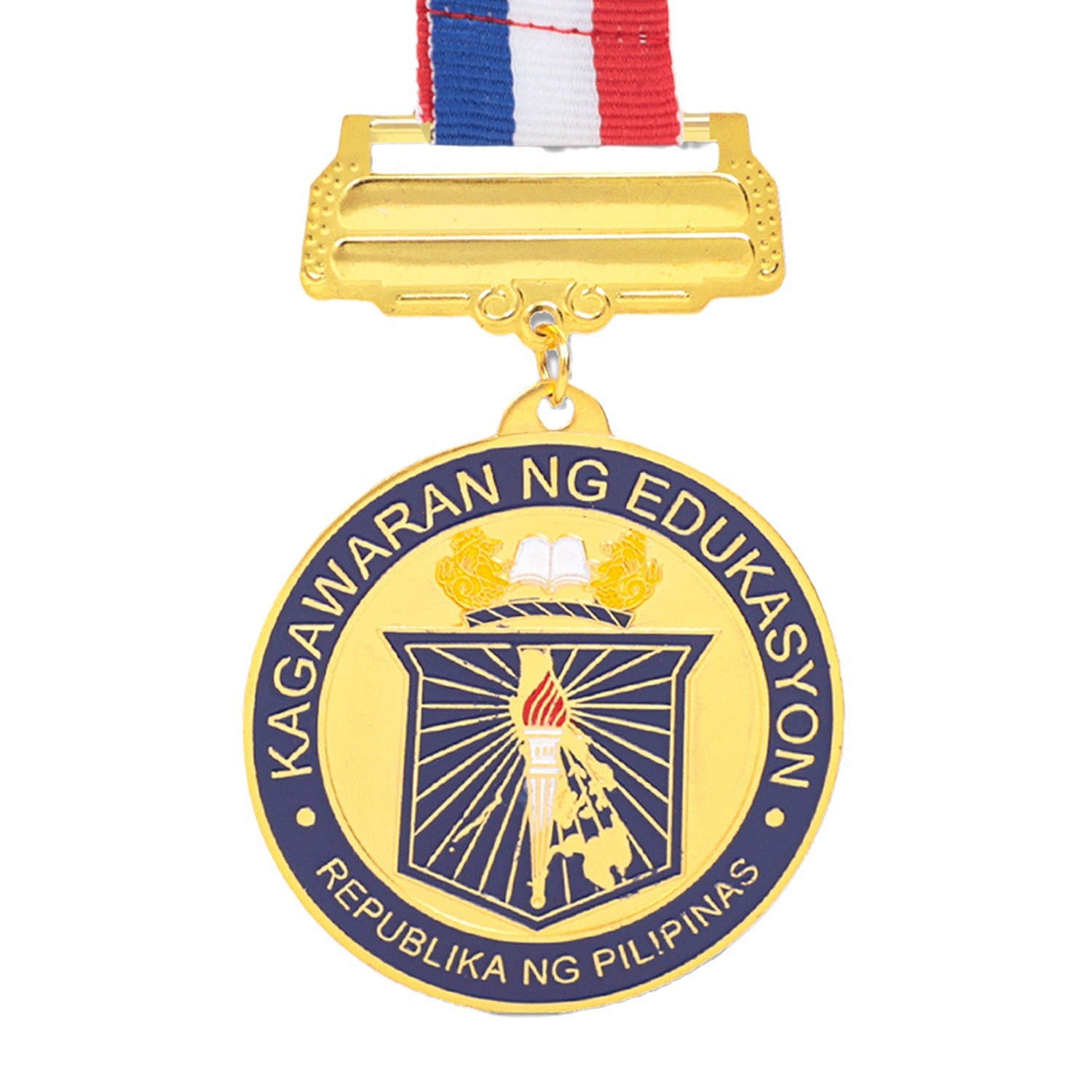 Philippines Iron Medal Games Marathon Metal Listing Honor Competition Commemorative Gold, Silver and Copper