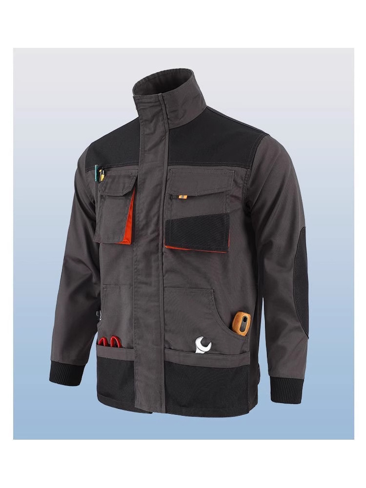 Cross-Border Three-Dimensional Large-Pocket Workwear Labor Protection Suit with Printed European and American Style Multi-Pocket Durable Workwear