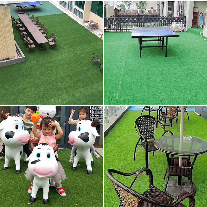 Simulation lawn courtyard roof balcony carpet artificial fake turf artificial plastic outdoor enclosure bedding green grass