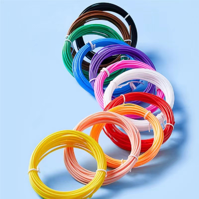 Factory wholesale 3d printing pen consumables PLA high temperature wire PCL low temperature material 1.75mm3 5m 10 m