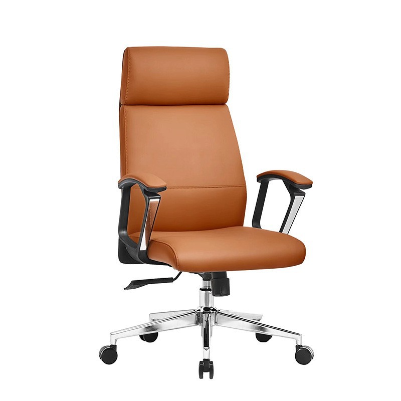 Boss Leather Office Chair Home Study Backrest Swivel Chair Manager Business Leather Chair Office Supervisor Executive Chair