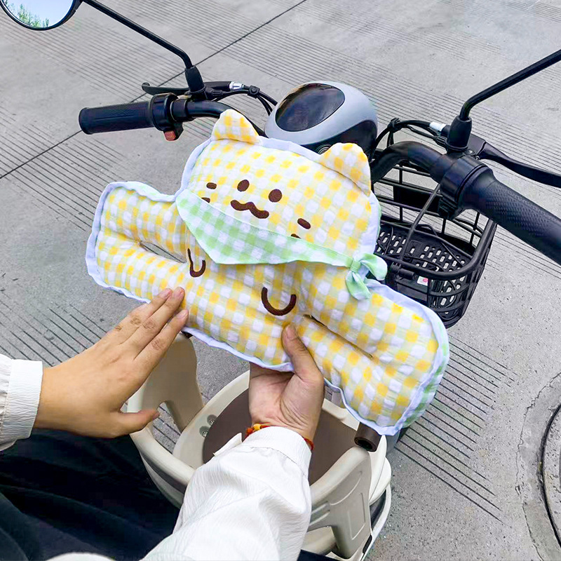 Cartoon Electric Car Kids Seat Baby Anti-Collision Pad Battery Motorcycle Baby Universal Front Thickeneded Protective Pad