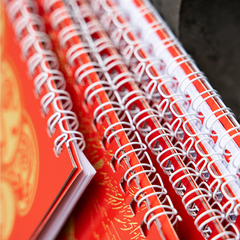 2026 Year of the Horse Gold Foil Small Fortune Tag Hong Kong Holiday Mini Wall Calendar Traditional Chinese Monthly Calendar Foreign Trade Public Edition Wall Calendar