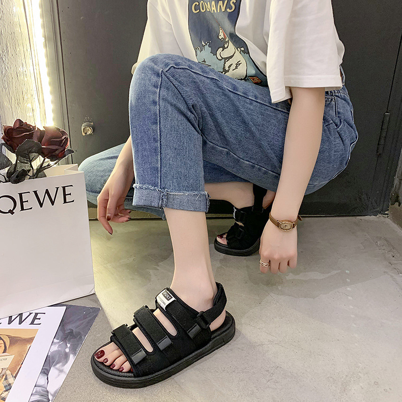 Men's Sandals Summer Slippers Men's Fashion Beach Dual-use Couples One-word Outer Wear 2023 New Style Vietnam Slippers Trendy