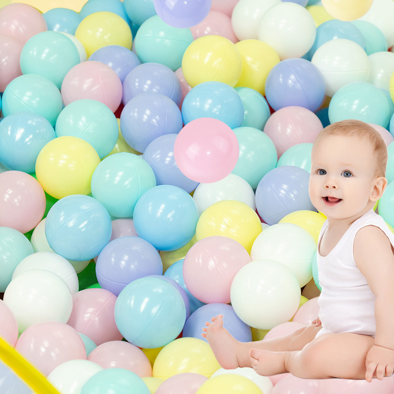 Marine Ball Thickened Macaron Multi-color Children's Household Baby Bite Indoor Ball Pool Children's Playground