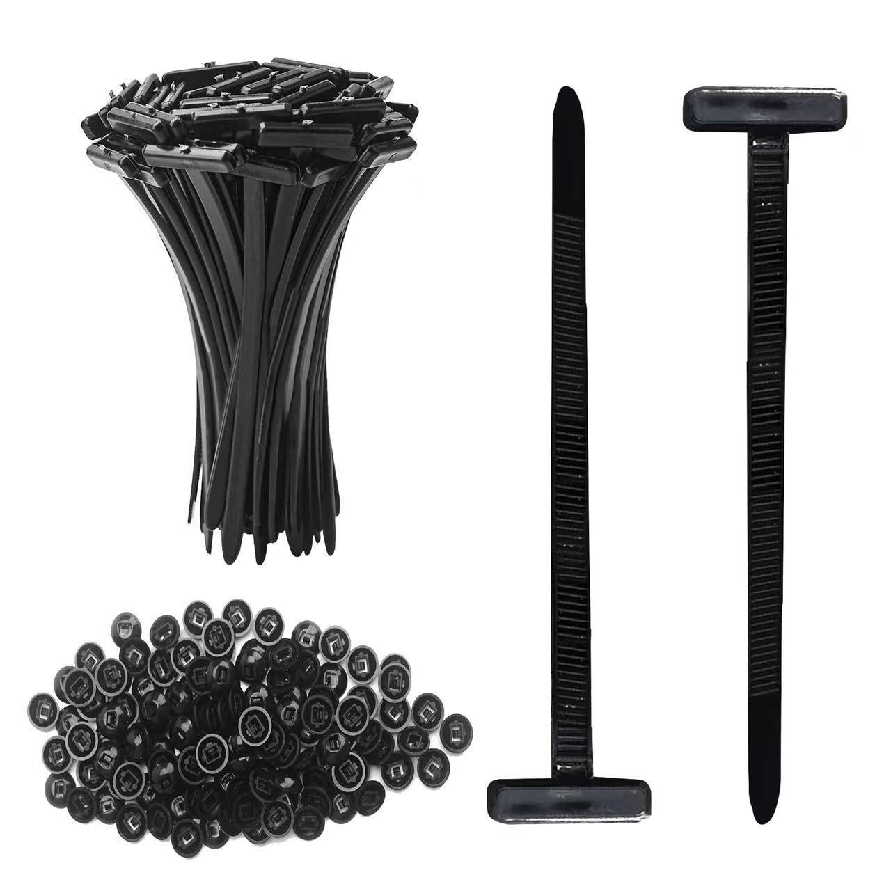 Нейлоновые стяжки, многофункциональные, крепления через отверстие, для электромобиля, оптовая продажа