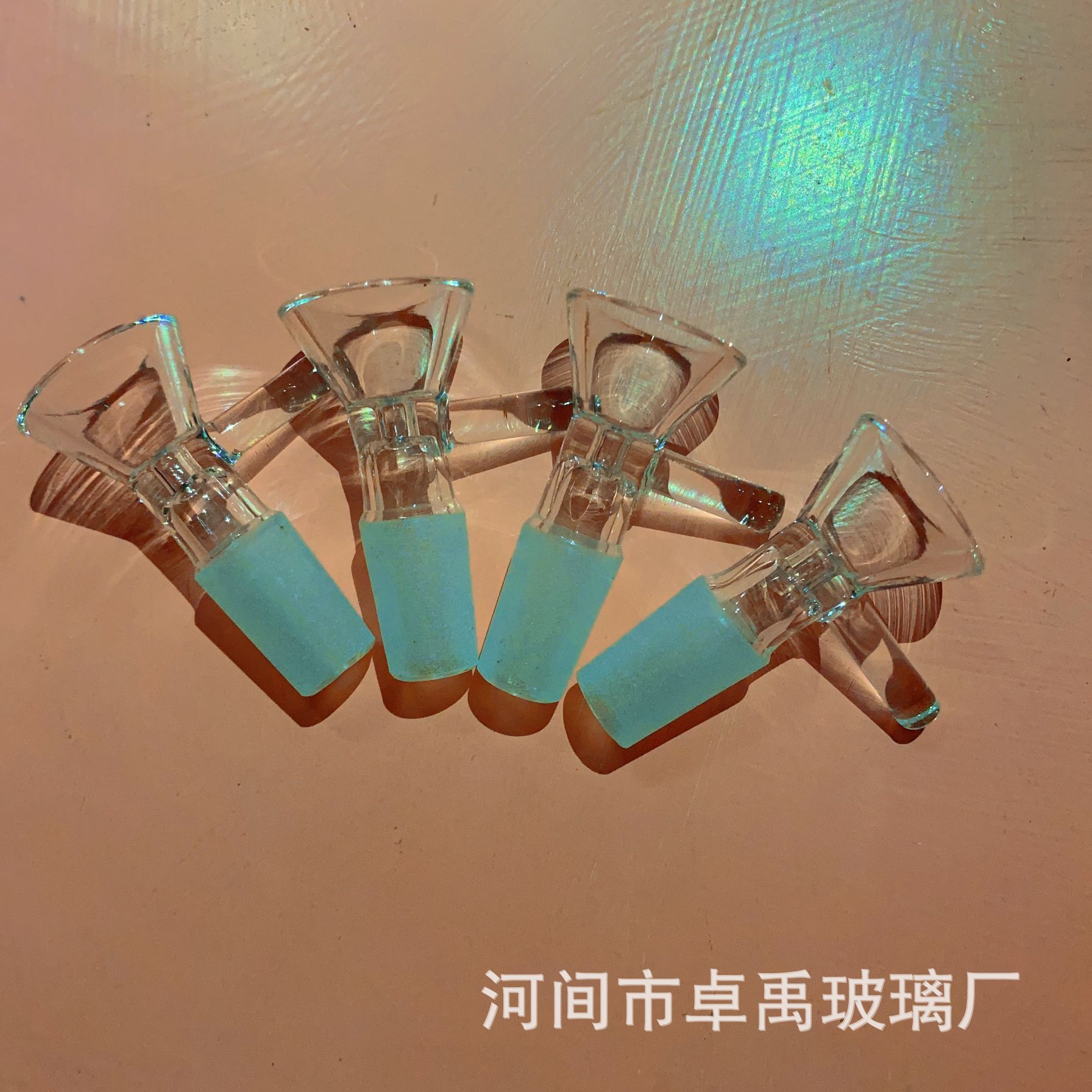 Стеклянная трубка для кальяна, стеклянный колокол, кросс-борд, высокобorosilicate стекло, 14 мм, аксессуары для курения, воронка для сигарет