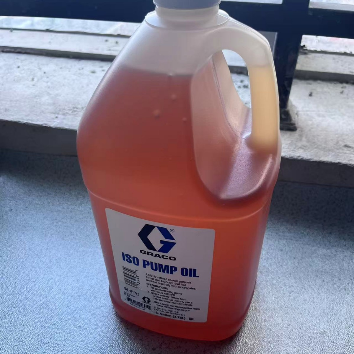 Special Oil for Glass Glue Throat Sl1Fpo Graco