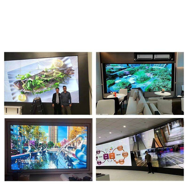 55inch Hd Lcd Splicing Screen Seamless Led Display Conference Monitoring Monitor Large Screen Tv Wall