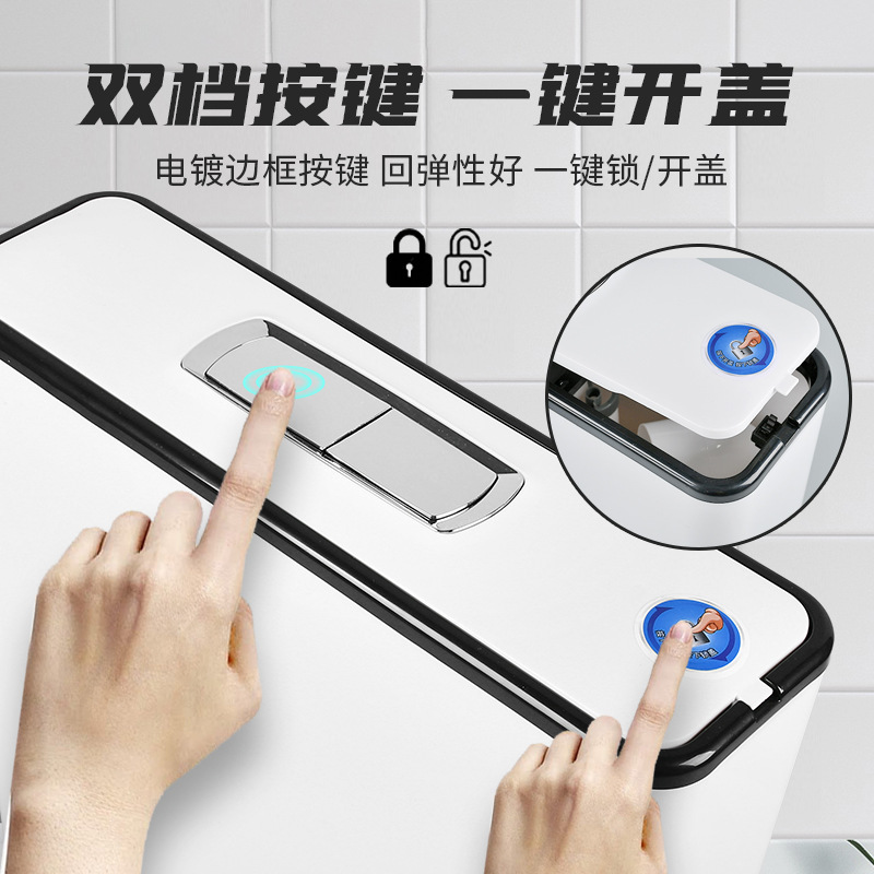 Toilet water tank engineering household double-press wall-mounted toilet water tank one-key toilet squatting pit squatting toilet flush water tank