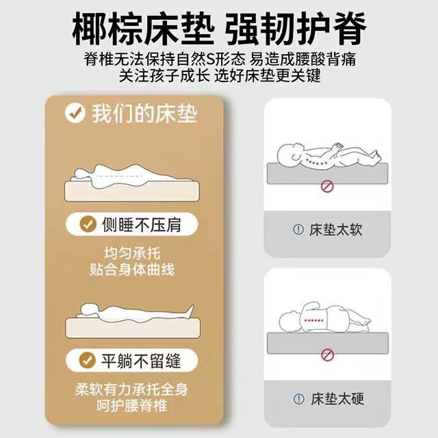 Children's Mattress Pad, Baby Mattress, Kindergarten Mattress, Bay Window Mat, Thickeneded Sofa Bed, Car Splicing Mattress, Ready-Made