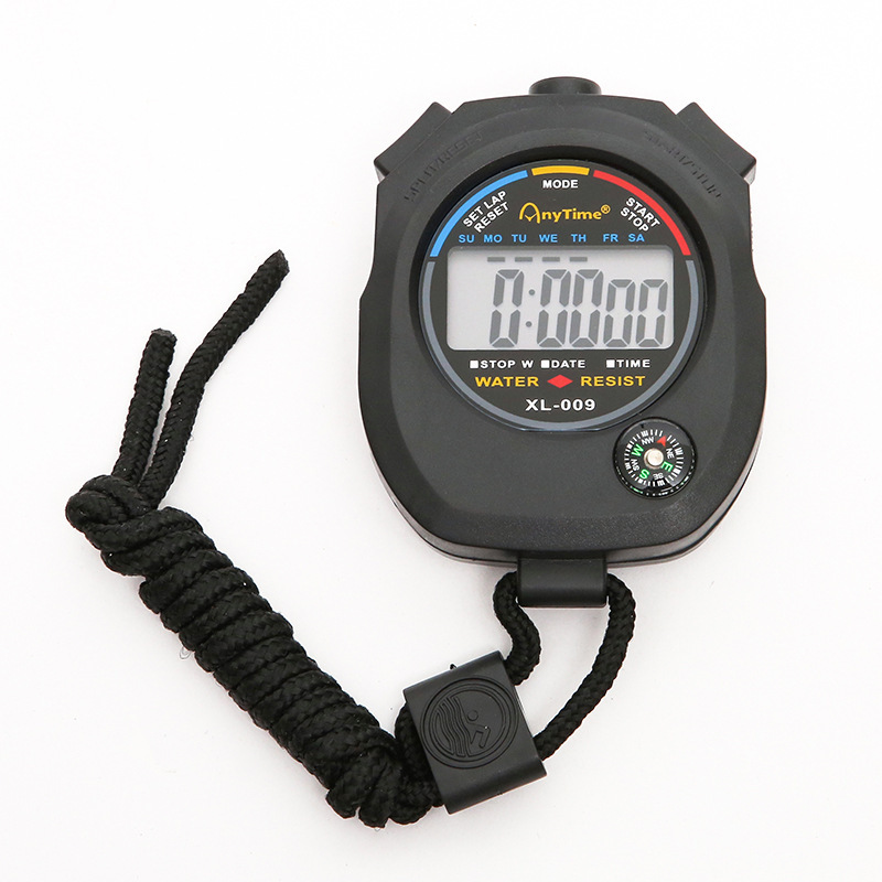 Multifunctional Stopwatch Timer 0.45kg Coach Fitness Digital Stopwatch Waterproof Competition Training with Compass