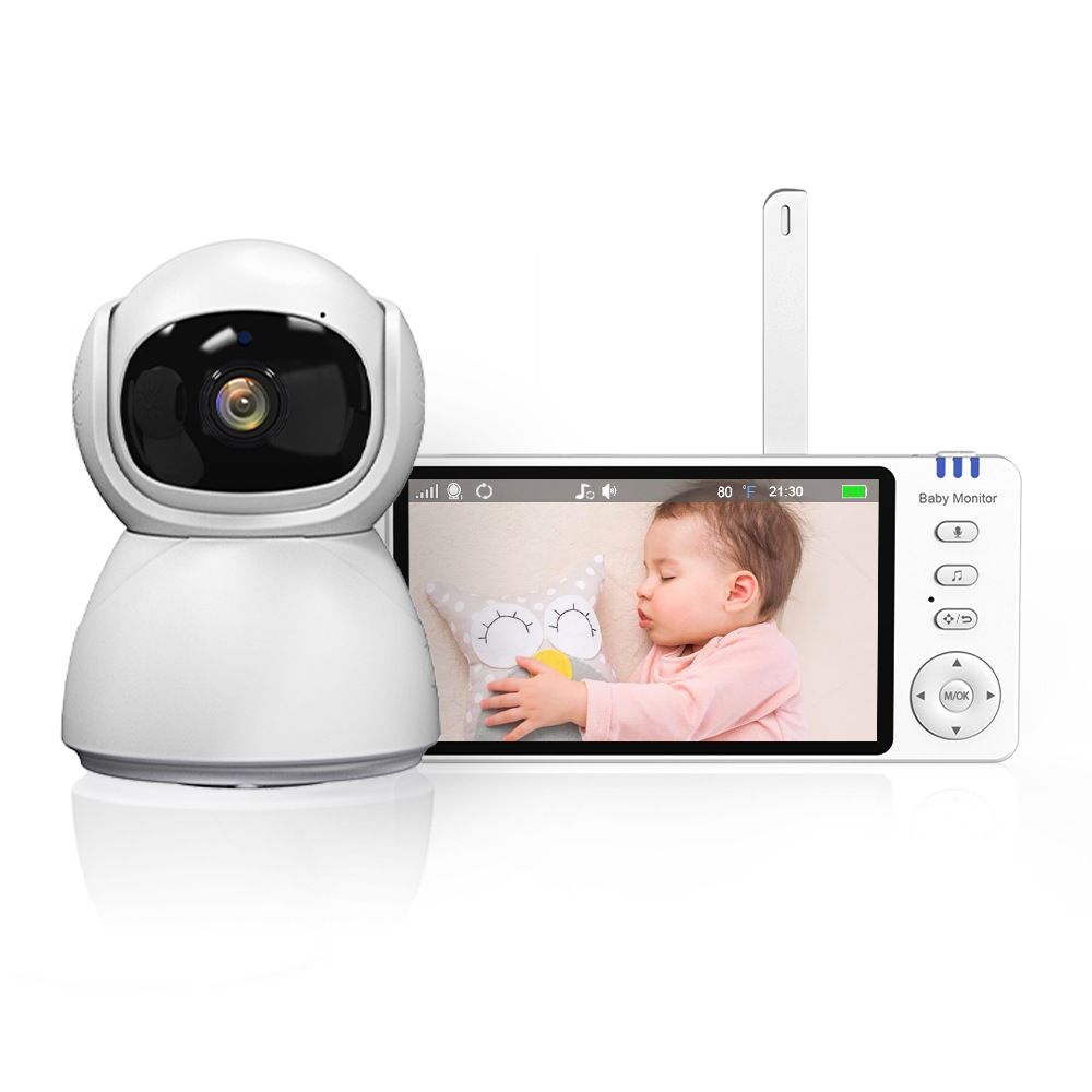Baby Monitor New 1080P Hd Display Infrared Night Vision Can Two-Way Intercom Video Nanny Wireless