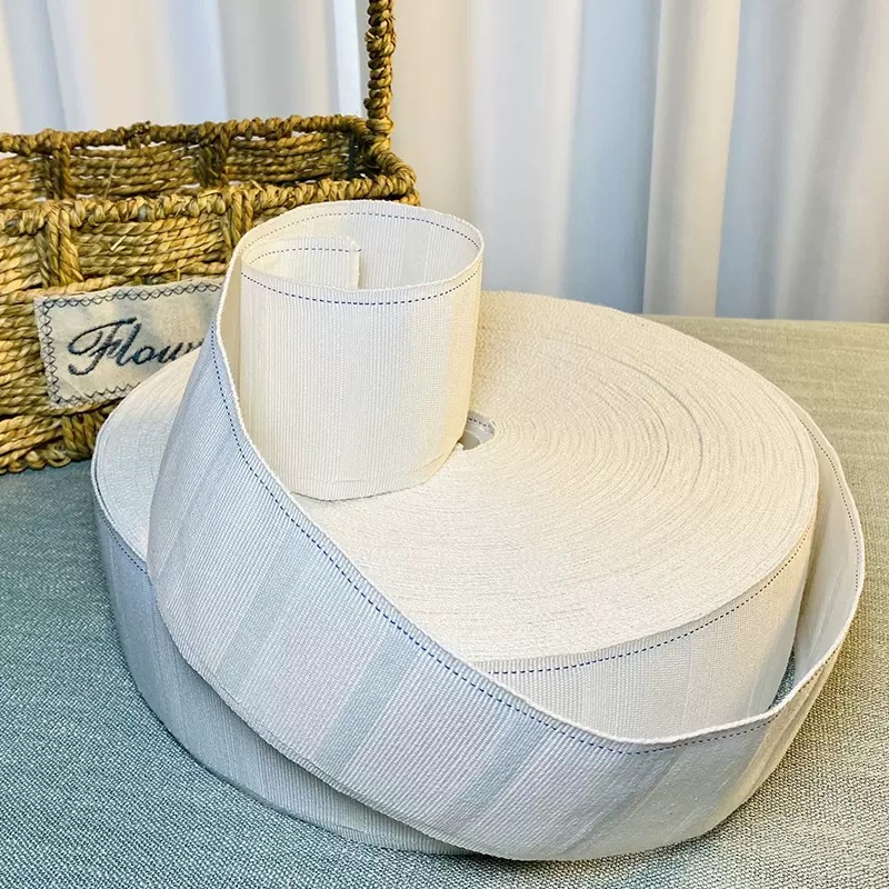 в наличии Ткань для штор с хлопковой лентой Белая лента для штор Аксессуары для штор Сумка из ткани Утолщенный пояс для штор