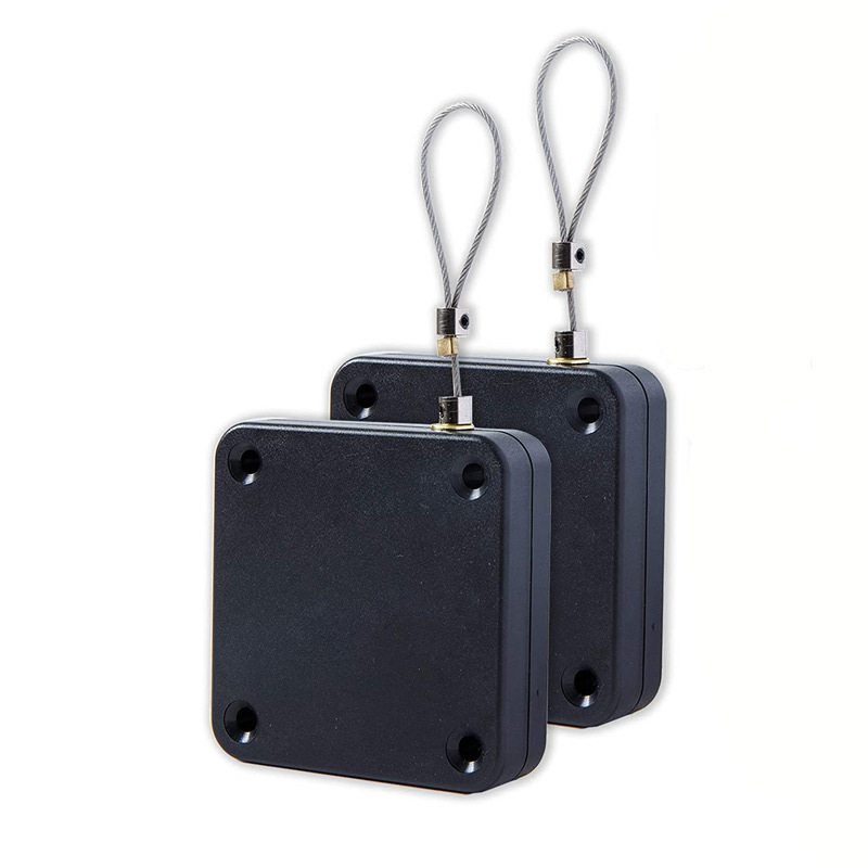 Sliding Door automatic door closer household door closing spring iron door pull rope punch-free close door closer