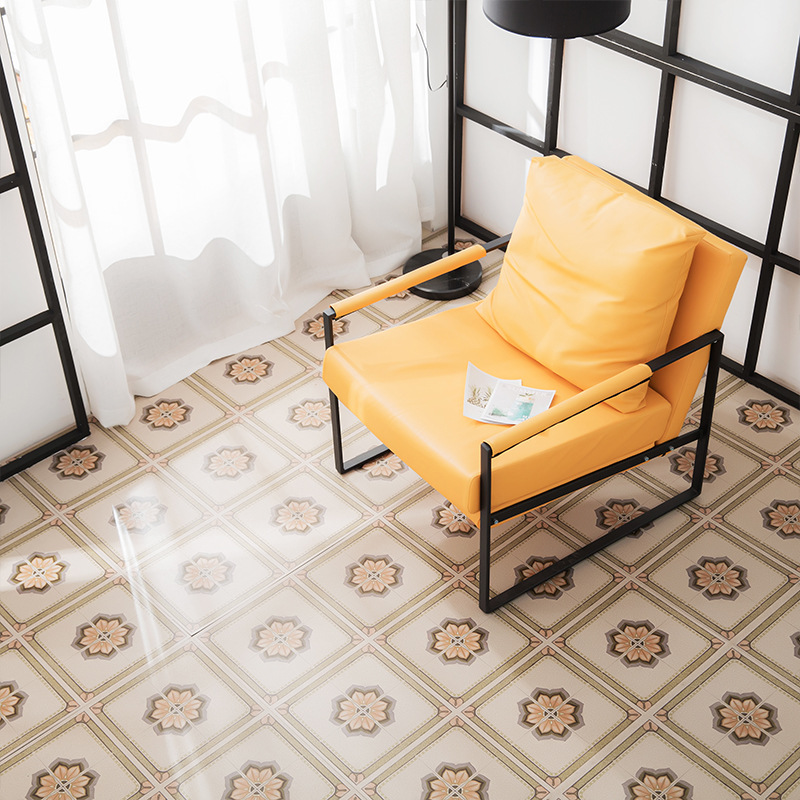 Waterproof toilet PVC floor wear-resistant self-adhesive floor glue shower floor stickers plastic floor can be soaked in water