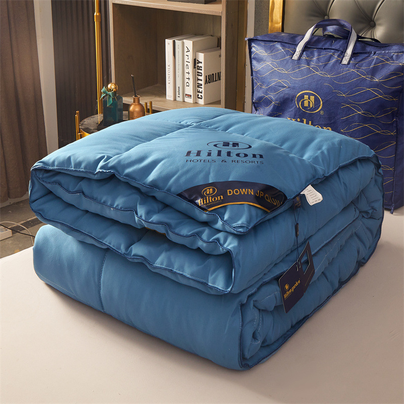 Five-Star Hotel Hilton Duvet Spring and Autumn Quilt Double Quilt Core Conference Gift Quilt Gift Box Wholesale