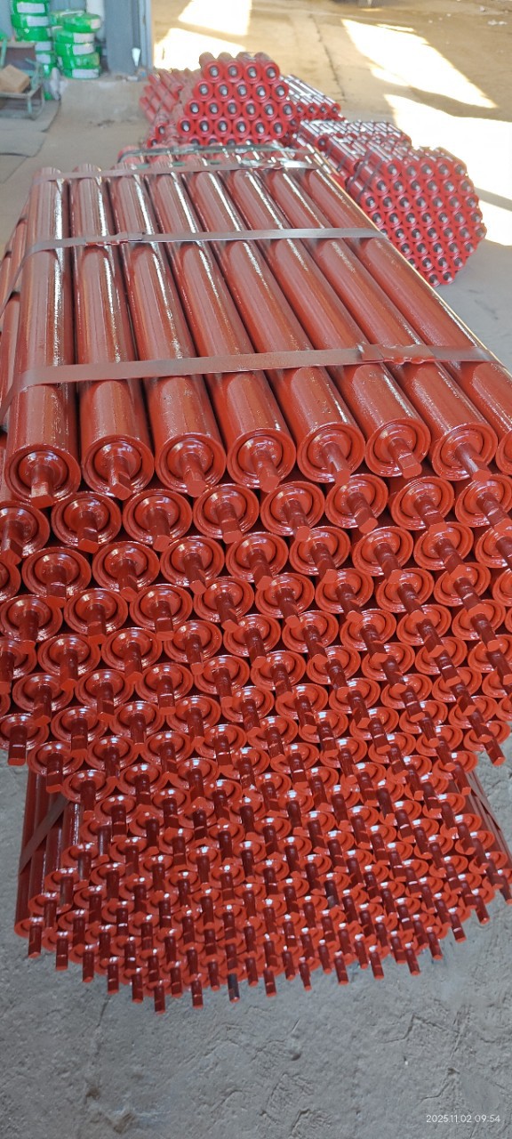 Mining Belt Machine Buffer Roller Conveyor Belt Roller Corrosion Resistance Can Be Used for Mining as Required