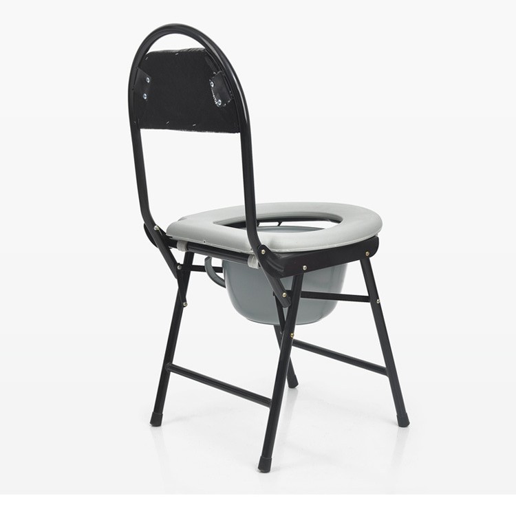 Factory wholesale toilet chair for the elderly and pregnant women folding toilet chair toilet stool movable toilet chair hard surface