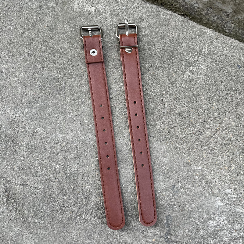 Stroller Hand-Knitted Car Basket Straps, Scooter Rattan Basket Straps, Rope Belts, Hand-Knitted Car Basket Leather Straps