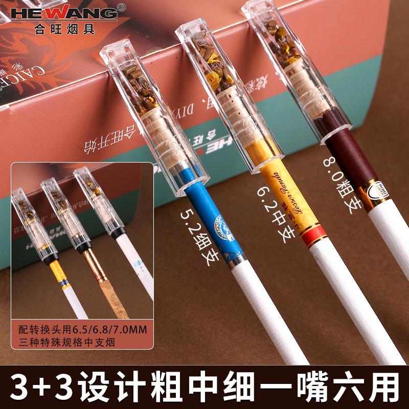 Herbal Filter Cigarette Holder Osmanthus Cassia Seed Hewang Disposable Cigarette Holder Filter Thick, Medium and Thin Cigarette Filter