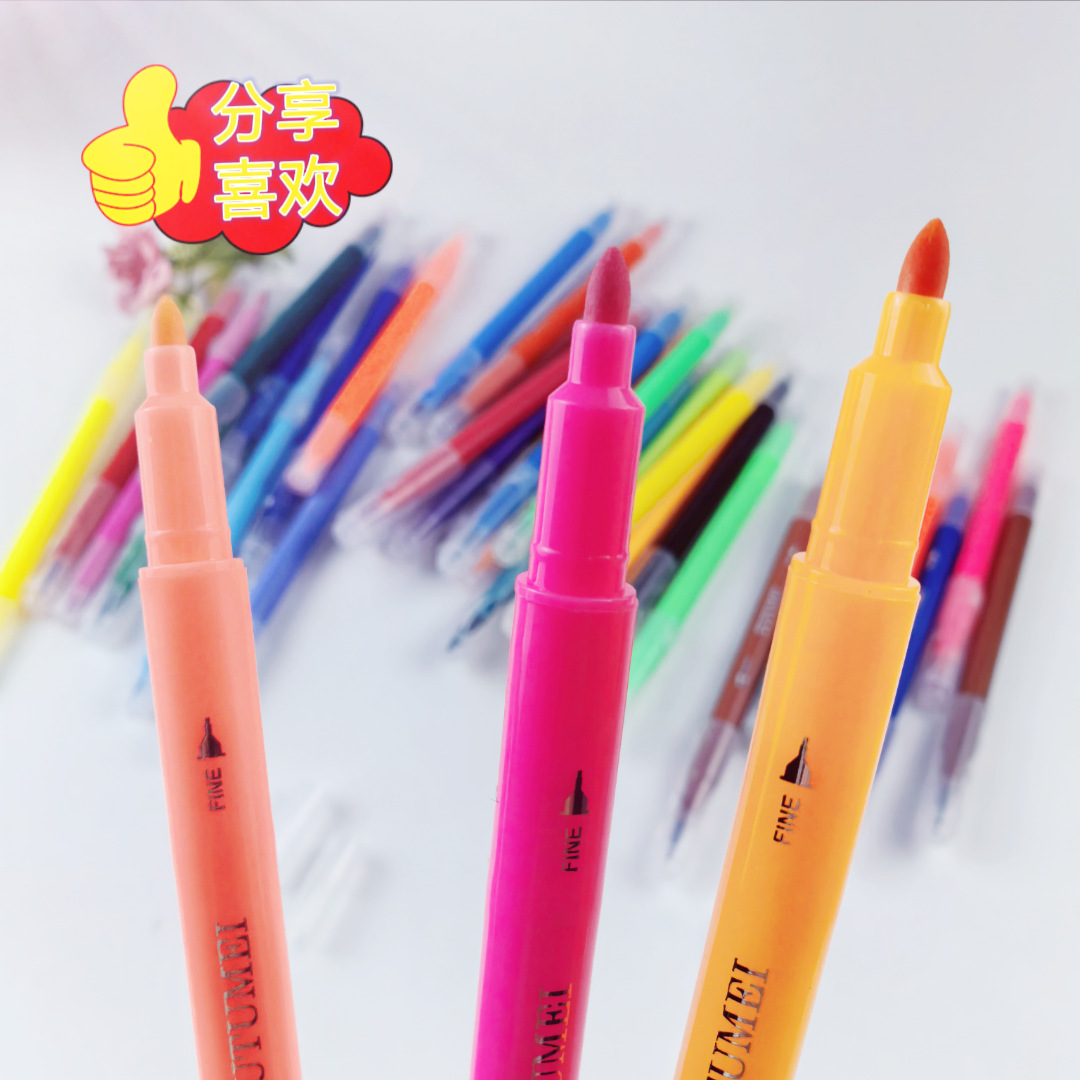 ✅ Factory Direct Sale Soft Tip Watercolor Pens Single and Double Tip 36 Colors Bare Pens for Coloring and Drawing Bulk Art Wholesale Large Capacity