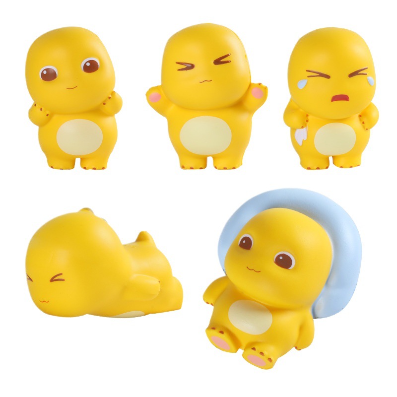 Official Licensed Milk Dragon Q Version Squishy New Stress Relief Blind Children's Toy Internet Celebrity Popular Doll Figurine
