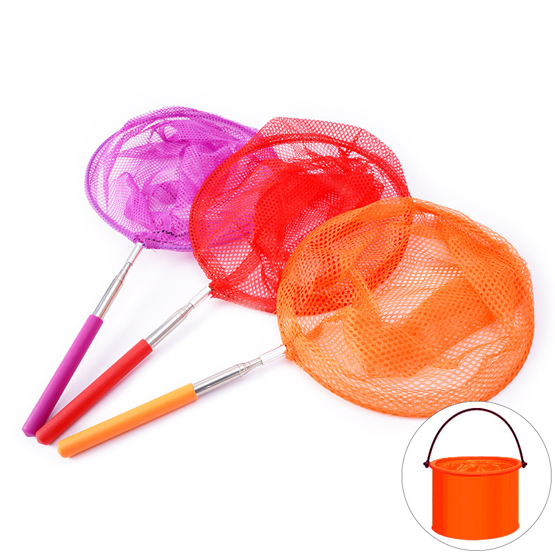 Специальная детская рыболовная сеть, складная сеть для бабочек