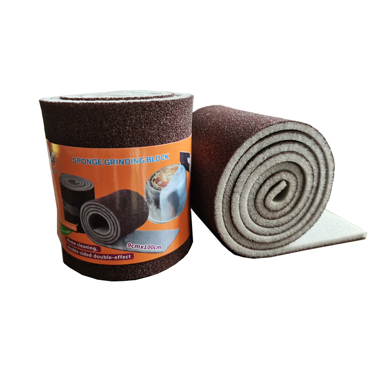 Lazy Emery Rag Kitchen Dishwashing Sponge Cleaning Brush Rust Removal Pot Scouring Pad Dishwashing Pot Rag