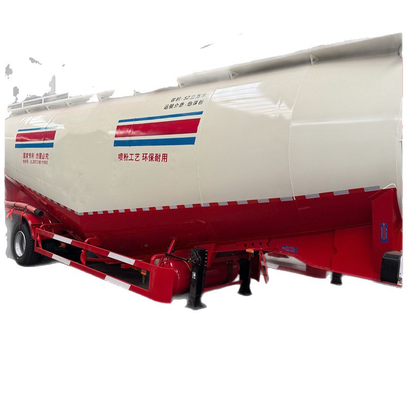Cross-Border 40-Cubic-Meter Cement Bulk Tank Semi-Trailer Urea Transport Semi-Trailer Flour Tank Ash Storage Tank Light-Duty