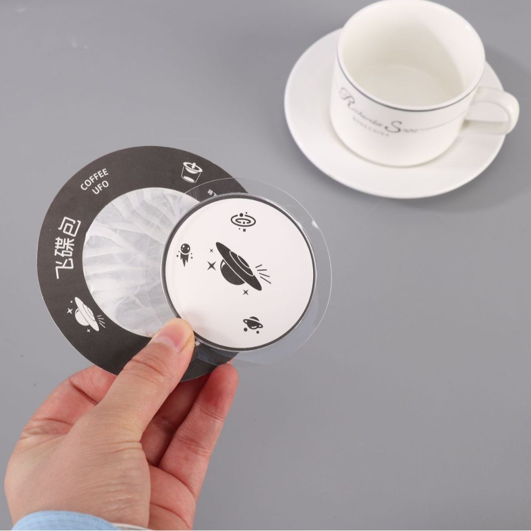 Yan Jie Hand-Brewed Ufo Coffee Filter Paper Food-Grade Drip Filter Funnel Filter Paper Source Manufacturer Wholesale