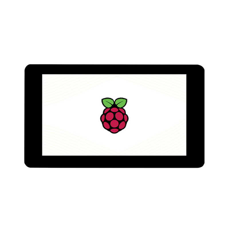 Weixue Raspberry Pi 4Th Generation 7-Inch 800×480 Pixel Capacitive Touch Screen Dsi Communication 5-Point Touch