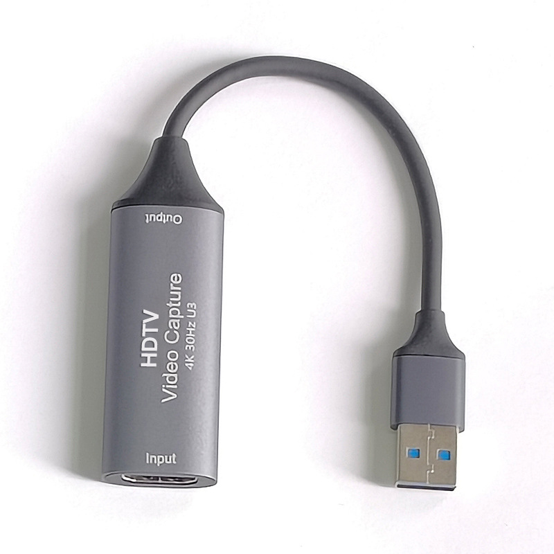 USB 3.0 to Hdtv Capture Card 4K Hd Recording Collector Game Live Broadcast Hdtv to USB Source Factory