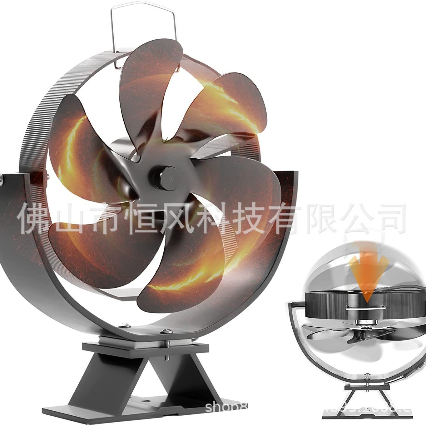 регулируемый угол новый вентилятор для камина многоугольный регулируемый 6 лопастей поставка от производителей