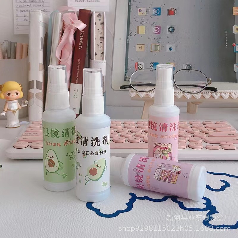 Color Bottle Wholesale Glasses Cleaning Liquid Lens Cleaning Agent Glasses Cleaner/Lens Care Agent Printable Store Name