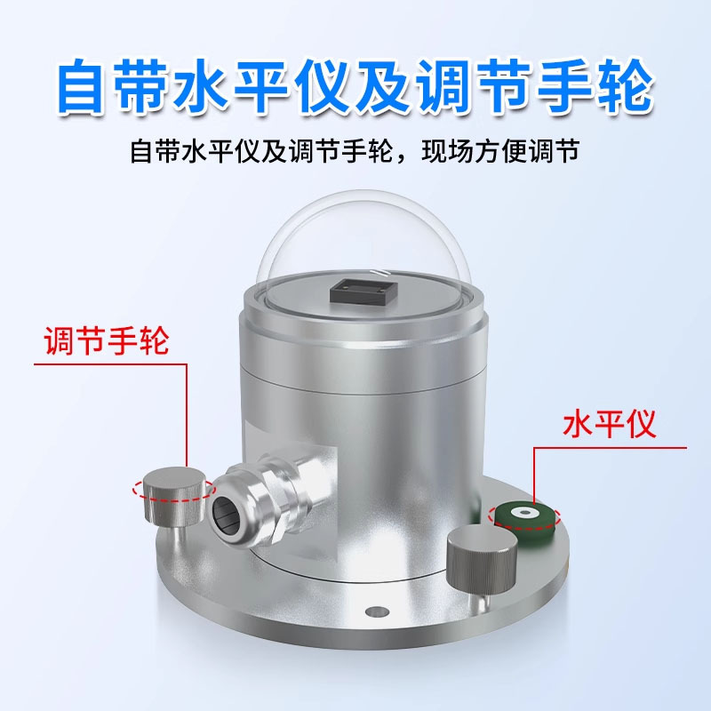Total solar radiometer photoelectric sensor transmitter illuminance solar radiation detector